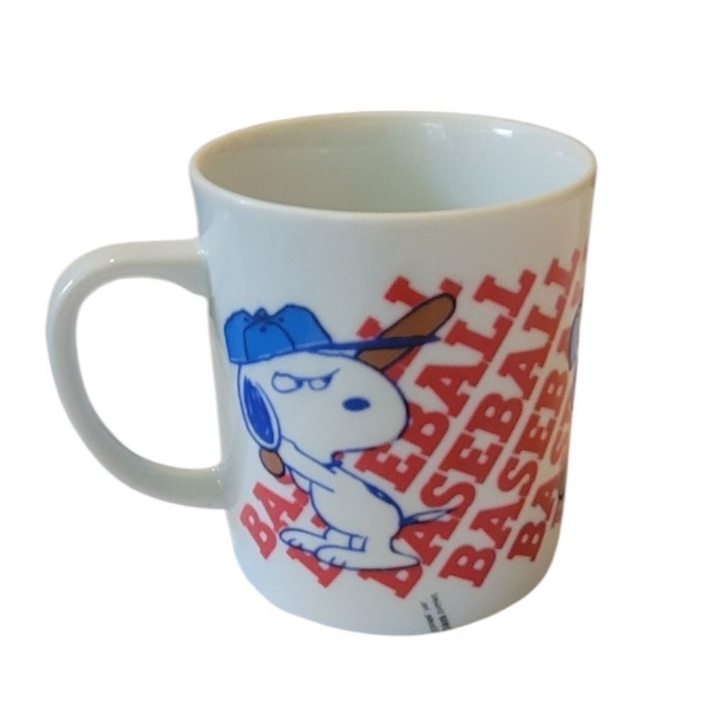 Vintage Snoopy Baseball Mug 1958 - Picture 3 of 6